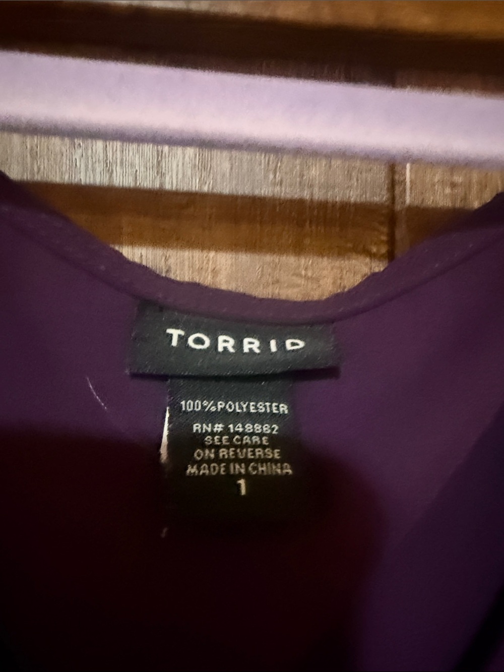 torrid Purple Ruffle Cold-Shoulder Camisole - Picture 2 of 3